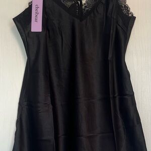 Black Lace Nightgown NWT